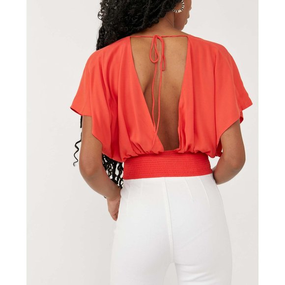 🎉LAST CHANCE🎉 NWT Free People Ava Baby Top / Cherry Hearts - Picture 3 of 6